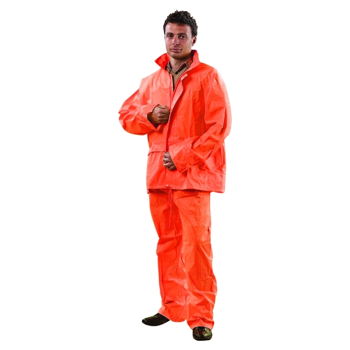 PRO HI VIS ORANGE RAIN SUIT 2XL